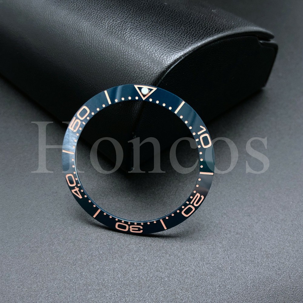 Ceramic Bezel Insert fits for Omega 38MM Professional Diver Blue/Rose