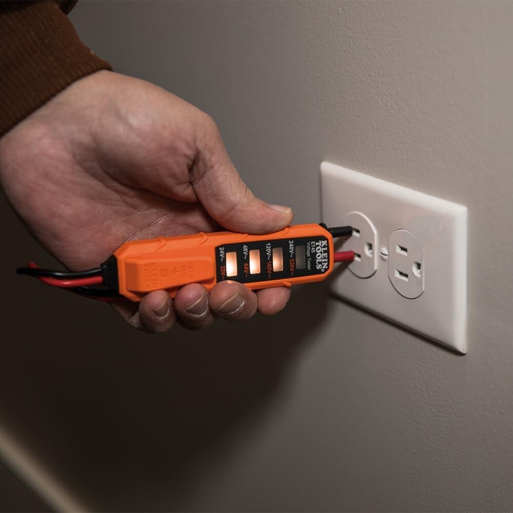 Compact 3-Piece Voltage Tester Set - Perfect for Home Electrical Troubleshooting