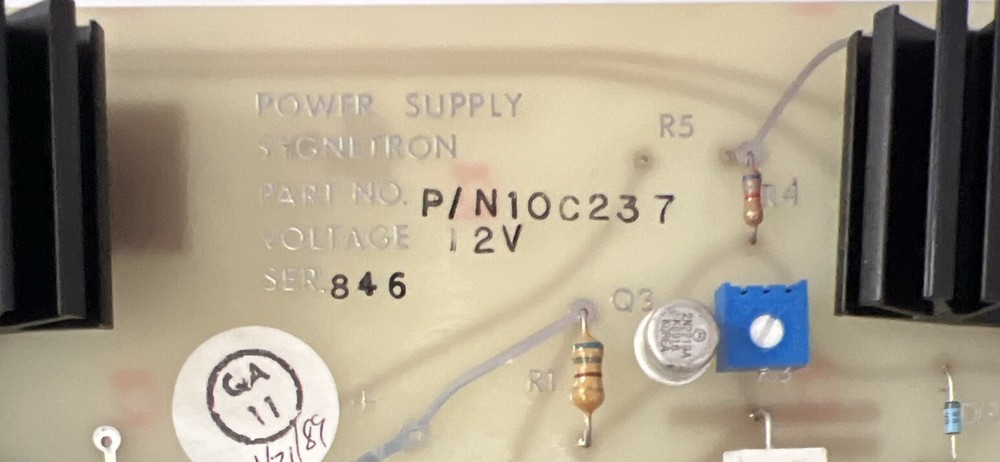 SYGNETRON 10C237 POWER SUPPLY