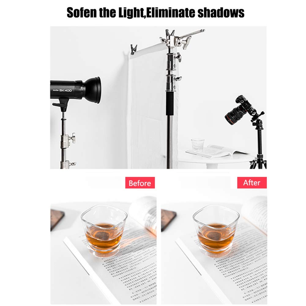 Photography Diffuser Fabric 118x59 Light Softbox Modifier Cloth Panel