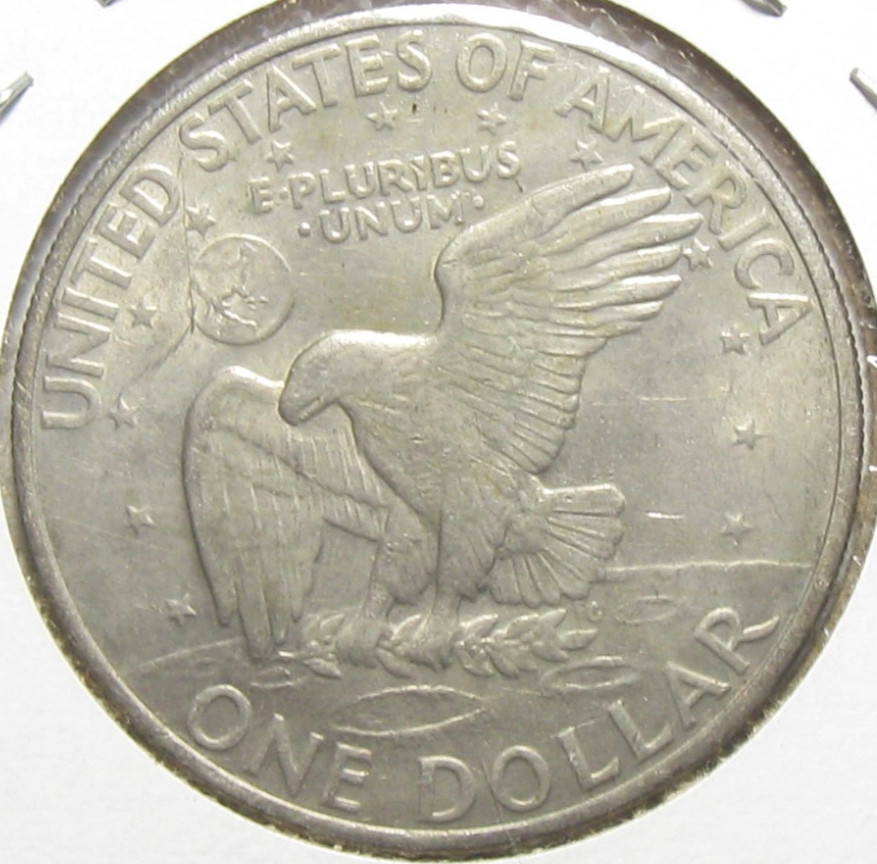 1972 Circulated CN-Clad Eisenhower Dollar - #10838-20