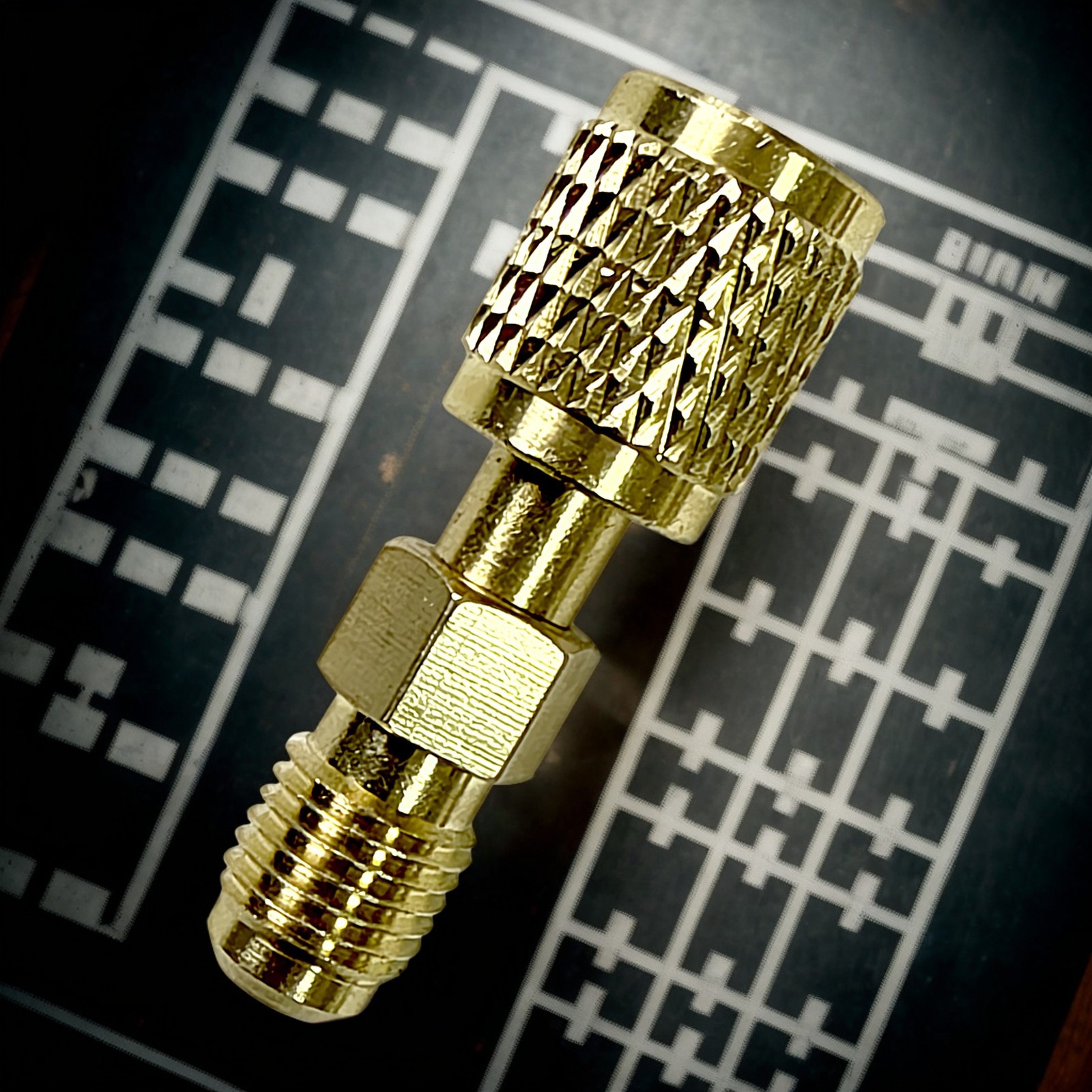 HVAC R32 Reverse Thread 1/4” Female And Male Adapter For A2L R454B/R32 Tanks