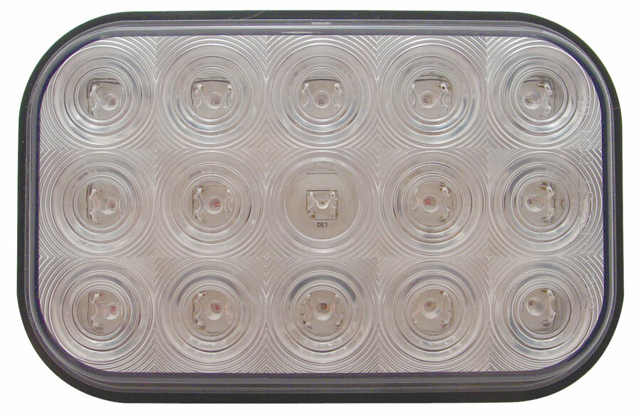 United Pacific 38749 15 Red LED Rectangular Stop, Turn, Tail Light  -  1 Unit