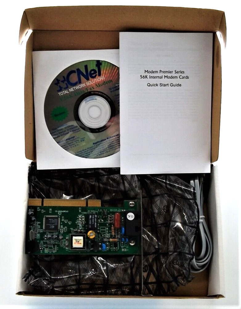 SinglePoint PCI Internal 56Kbps V.92 Fax Modem Windows 95/98/XP Plug & Play