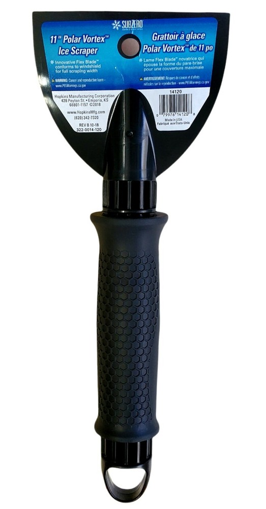 New Polar Vortex Ice Scraper Car Windshield Snow Flex Blade Rubber Grip Handle