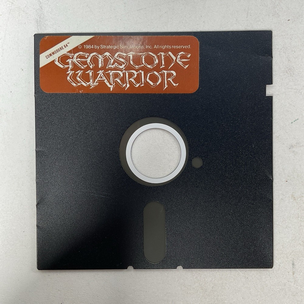 Strategic Simulations Gemstone Warriors Commodore 64 5.25 Inch Floppy Disk