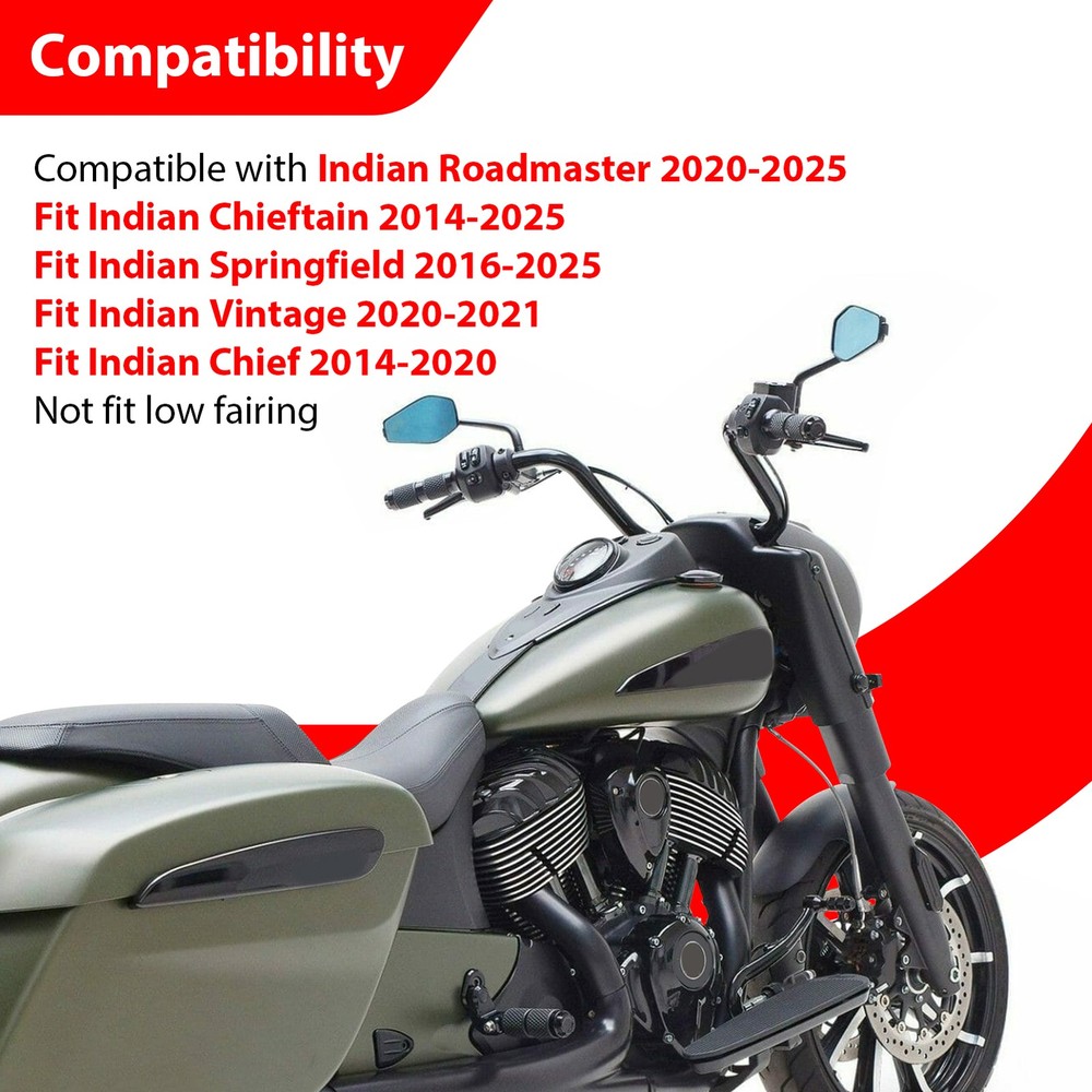 Front Engine Guard Crash Bar For Indian Chieftain Roadmaster Chief Springfield