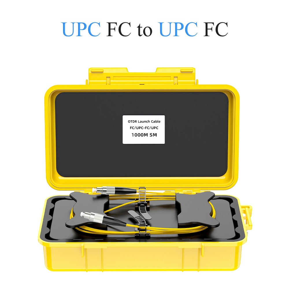 OTDR Launch Cable Test Tool Dead Zone Eliminator Single Mode APC/UPC 1310/1550nm