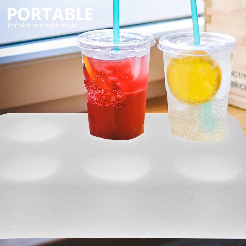 2PCS Practical Cup Carrier Tray Cup Fixing Holders Beverage Packing Boxes