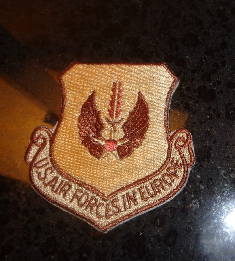 USAF PATCH, US AIR FORCES IN EUROPE, DESERT, DCU. DBDU