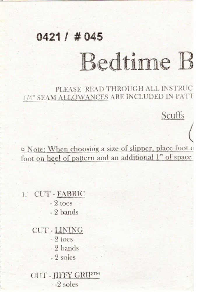 "Bedtime Buddies" ©1998 Favorite Things Pattern Designs Sewing Craft # 045 UNCUT
