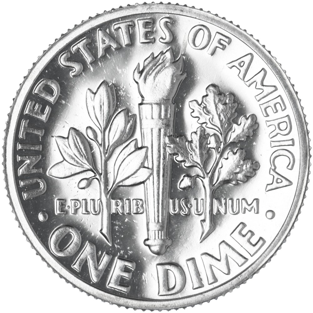 1972 S Roosevelt Dime Gem Proof CN-Clad