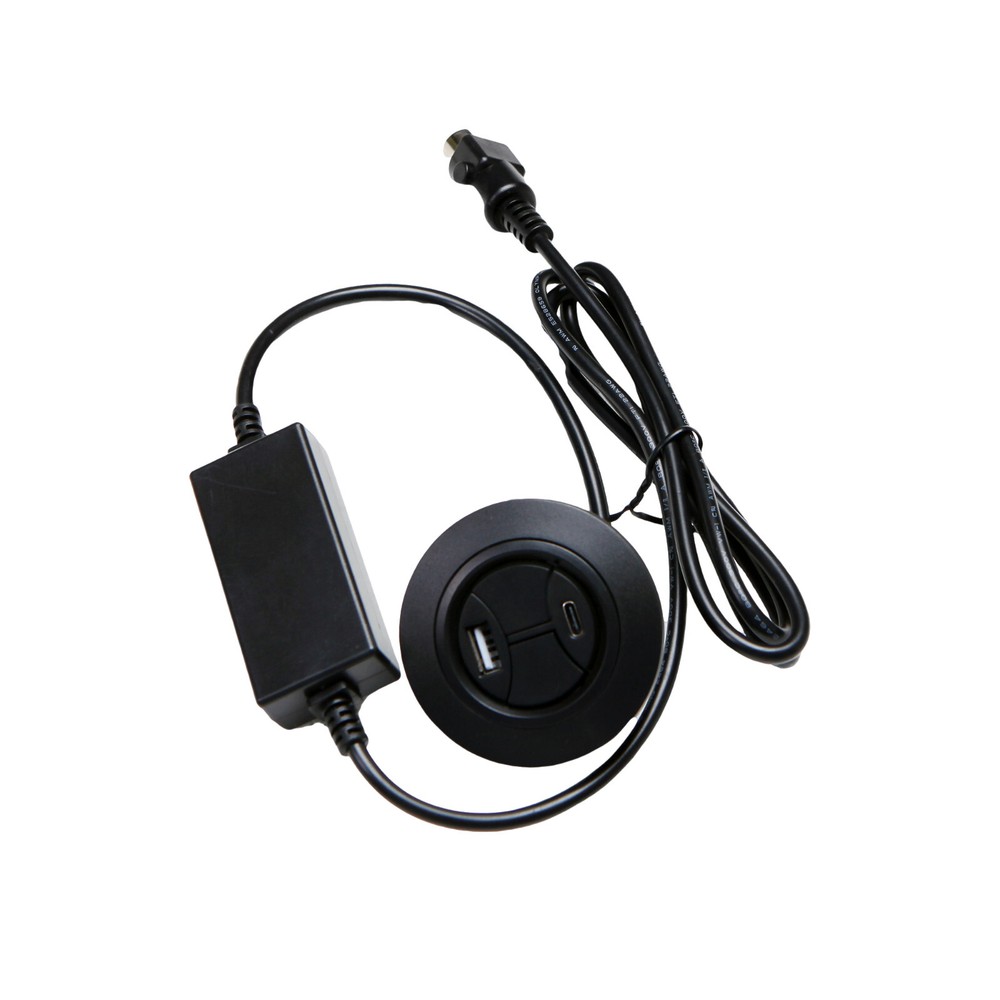 Power Recliner 5 Pin Round Switch Control with USB Type C Port and Backlight