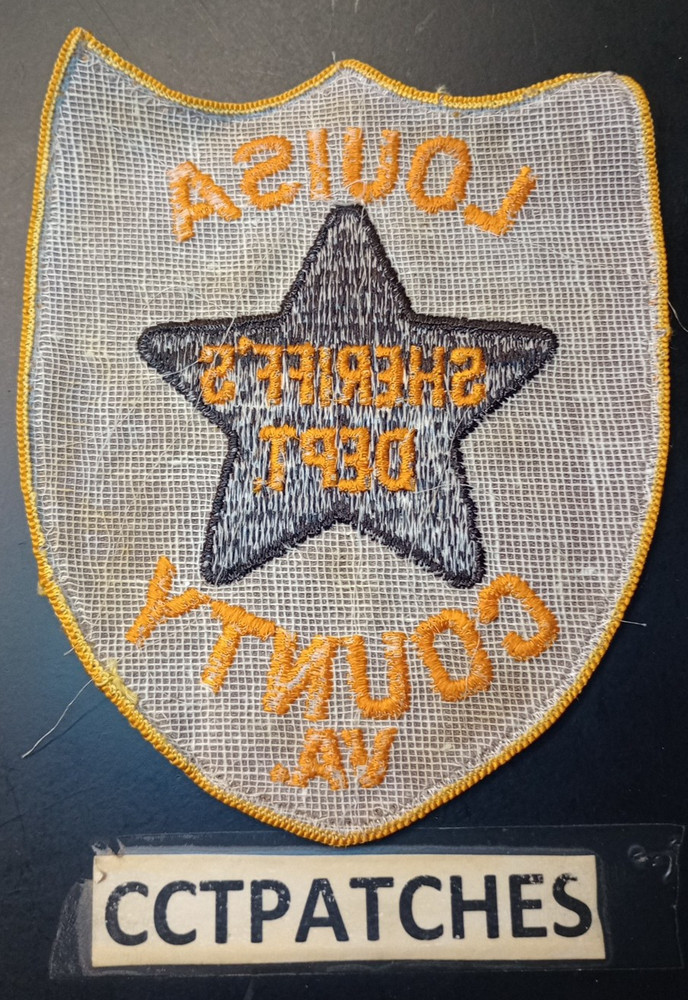 LOUISA COUNTY, VIRGINIA SHERIFF SHOULDER PATCH VA
