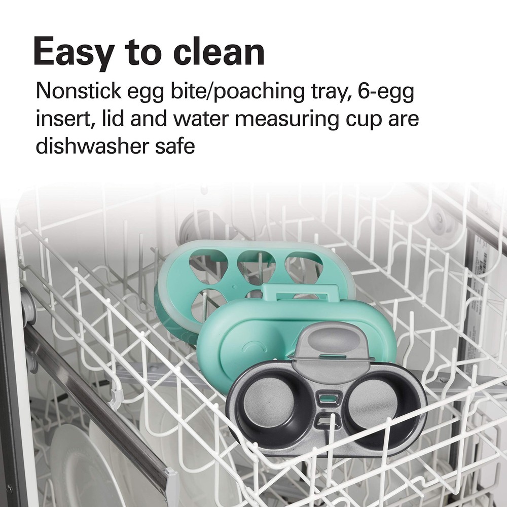 Hamilton Beach Sous Vide Style Electric Egg Bite Maker Teal 25511
