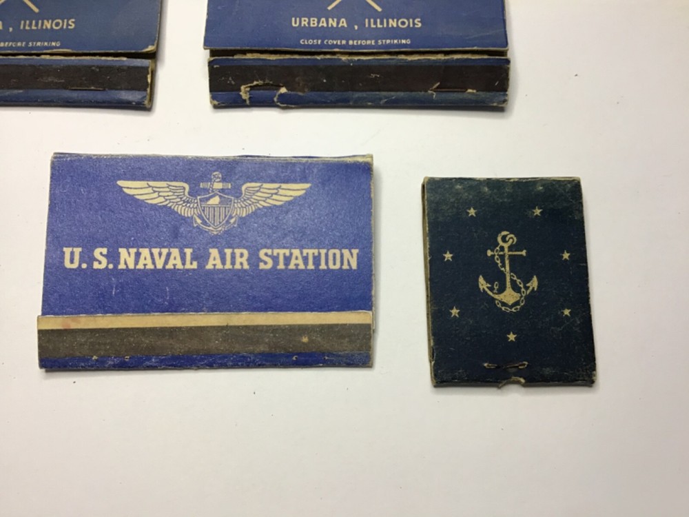 WW2 US Naval Matchbook Covers