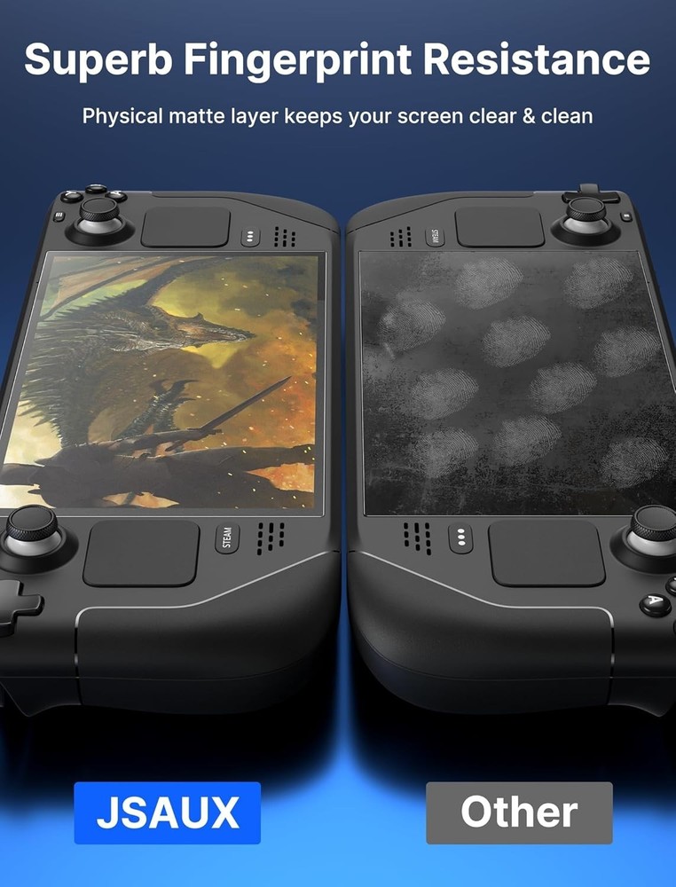 2-Pack Anti Glare Screen Protector for Steam Deck, 9H Hardness Matte Tempered...