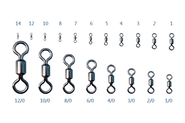 #2 Barrel swivels by Dblue 100pcs/pack