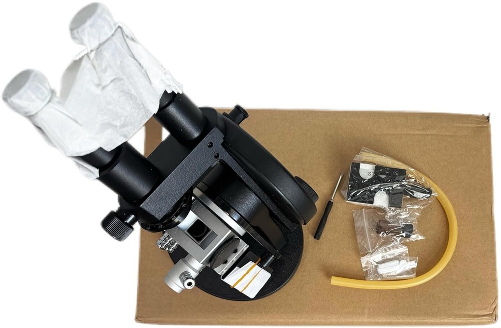 Binocular Abbe Refractometer with Range 1.3000nD-1.7000nD Brix 0.0-95% for Sugar