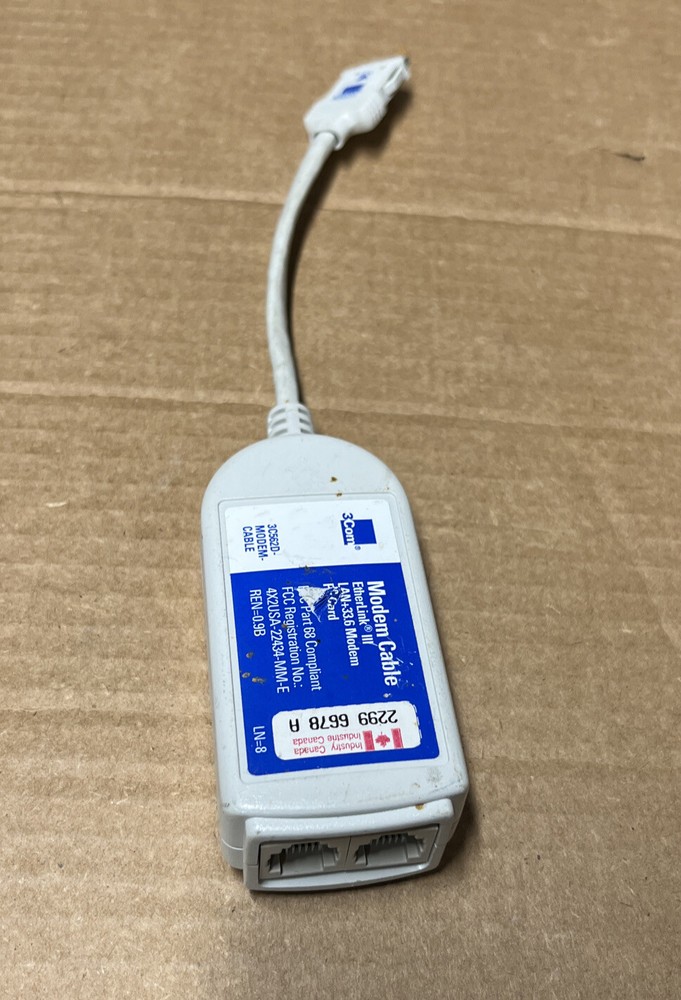 3C562D Modem Cable 3C562D-Modem-Cable-Modem-Cable Lan+33.6 modem