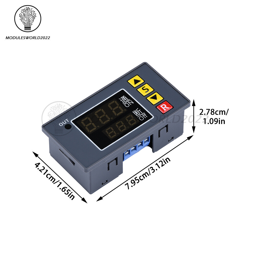 T3231 Programmable Digital Time Delay Relay Dual Display Timer Control Switch