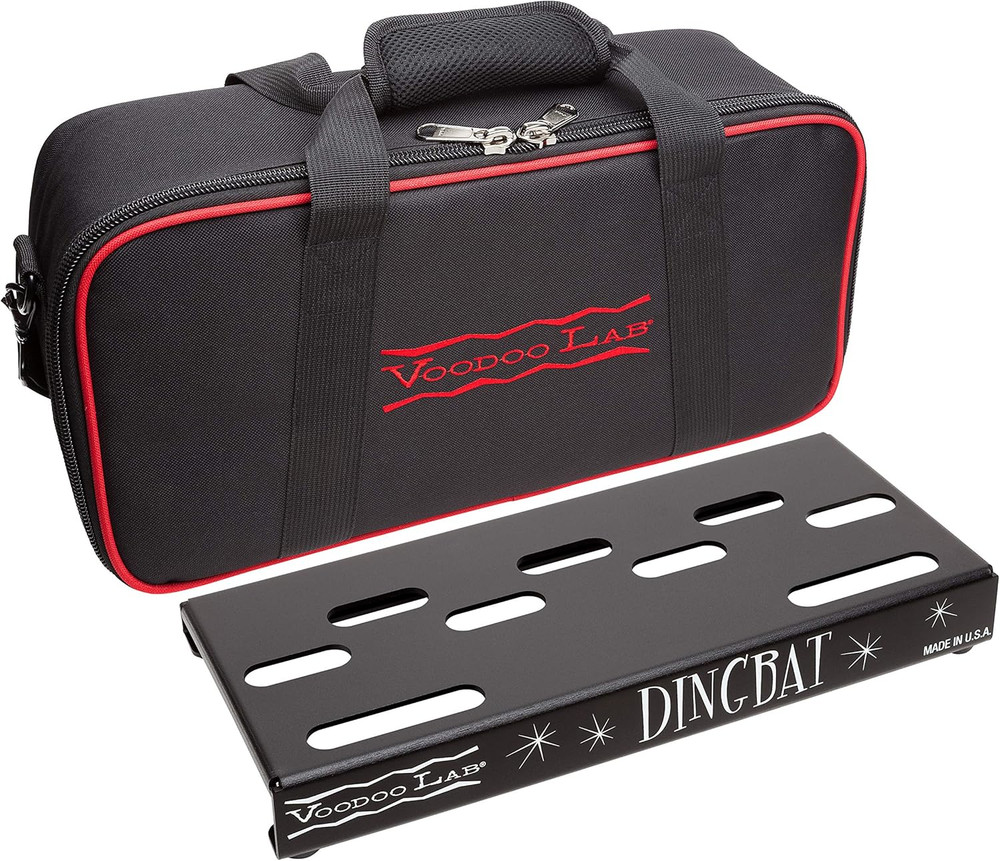 Dingbat Tiny Pedalboard with Pedal Power X4