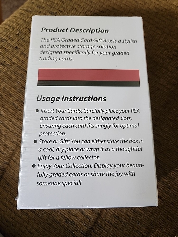 PSA Graded Card Gift Box