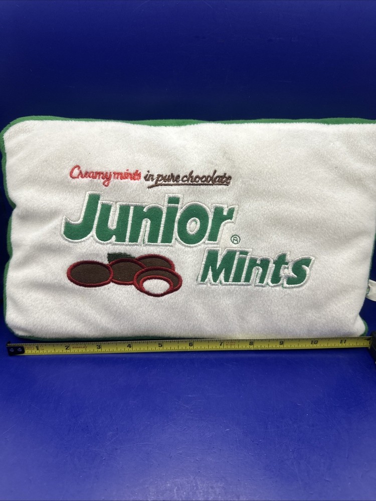 Junior Mints 11" x 7” Pillow Plush Candy Decor Good Stuff