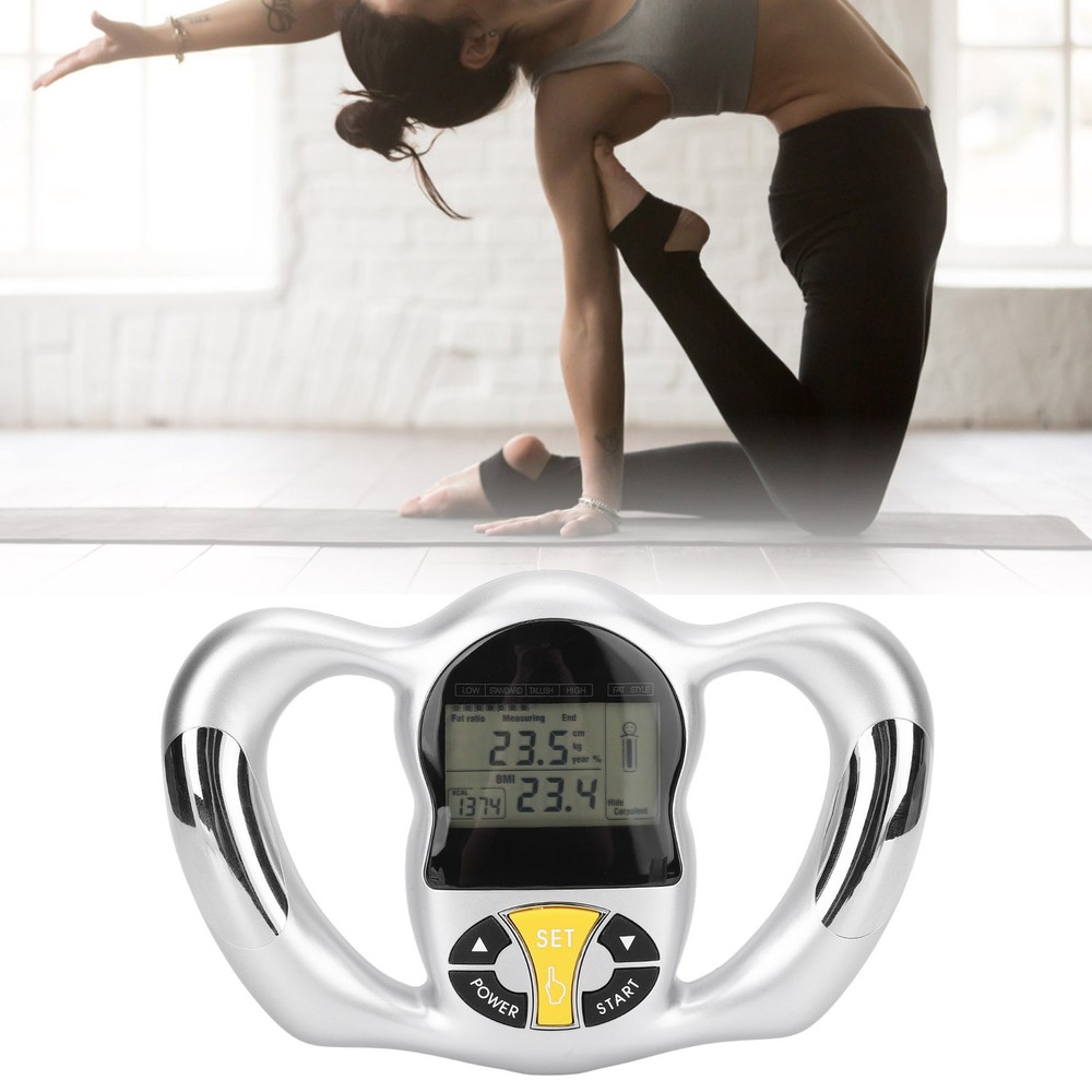 ♡ Handheld Body Fat Analyzer Calorie BMI Measurement LCD Screen Portable