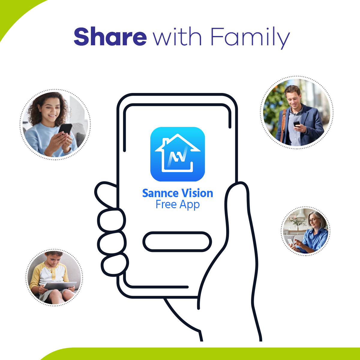 SANNCE 1080P 4CH 8CH 5IN1 DVR Home Security Camera System Outdoor Night Vision