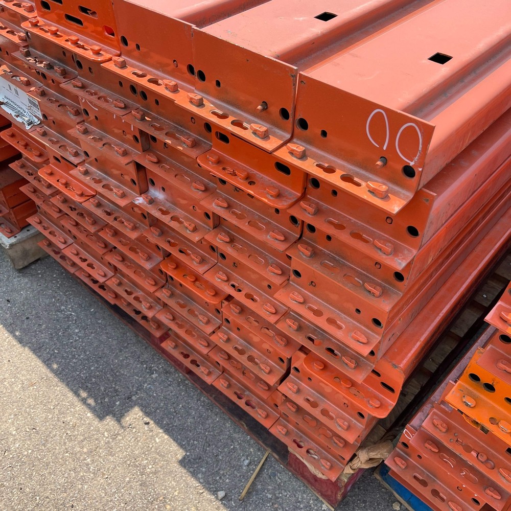 INTERACK Pallet Rack Cross Beam Teardrop Style (Round & Angular) 12 ft x 6” Oran