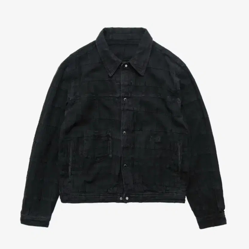 Polyteru India Patchwork Photocard Jacket Black Official