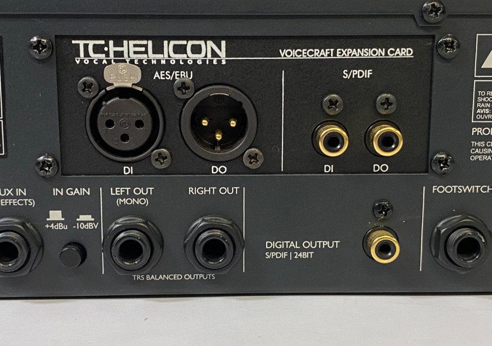 TC Helicon VoicePrism Plus Vocal Formant Pitch Processor *SHOWN WORKING
