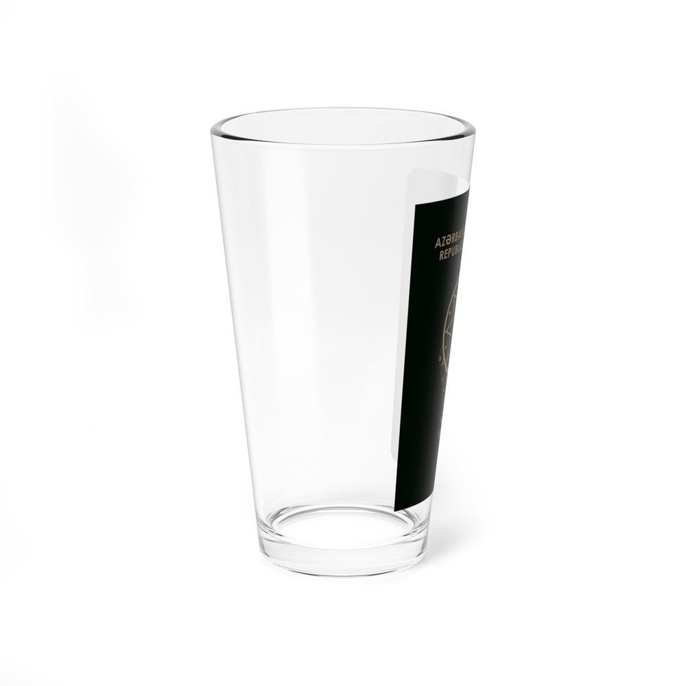 Azerbaijan Passport - Pint Glass 16oz