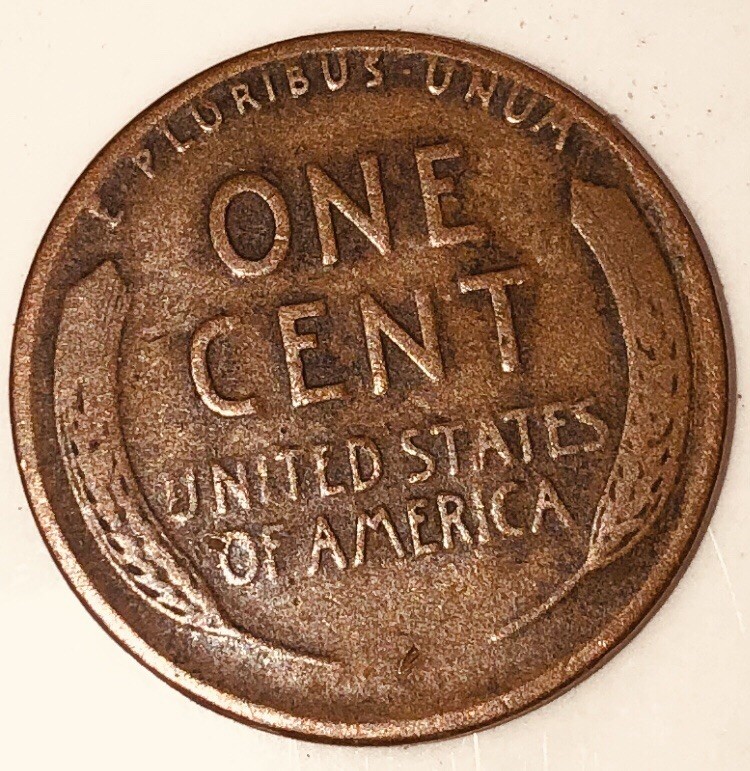 1937 Lincoln Wheat Cent With Errors