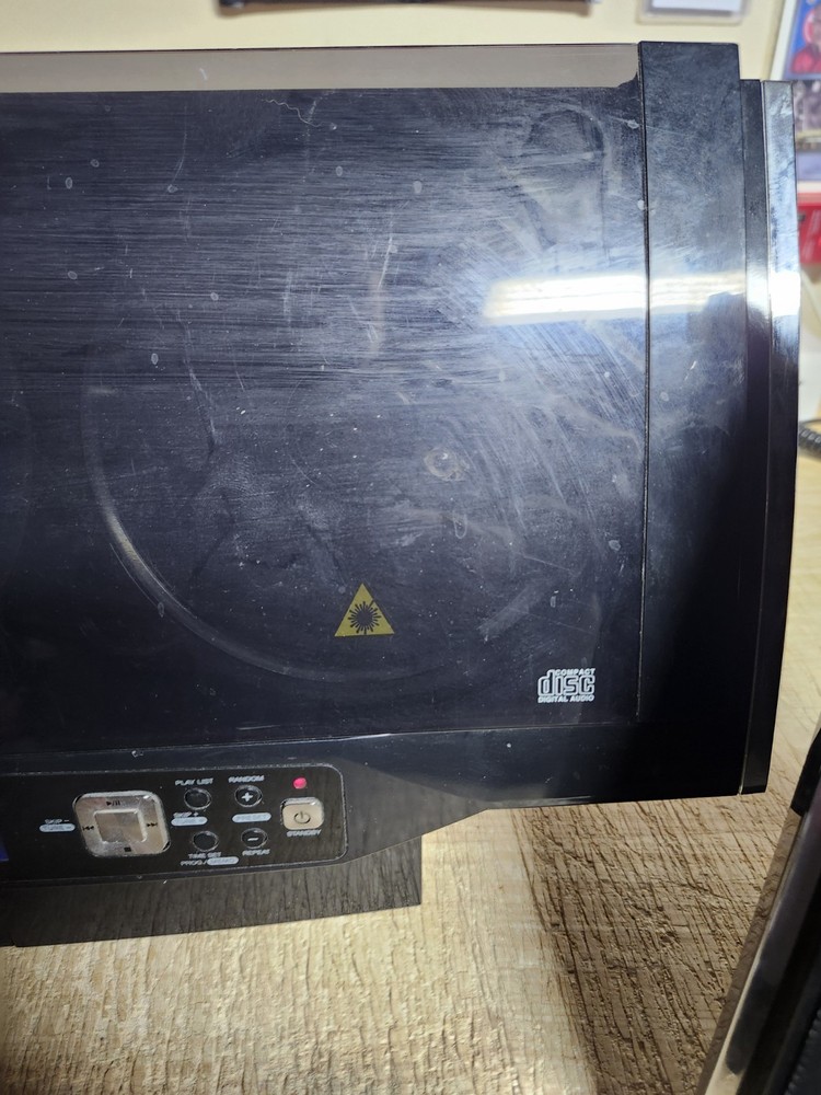 Memorex MX4143 3 CD Micro System Stereo Used Tested