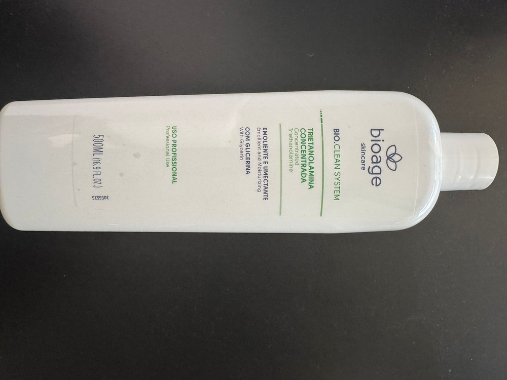 Bioage Triethanolamine – Deep Cleansing & Extractions.
