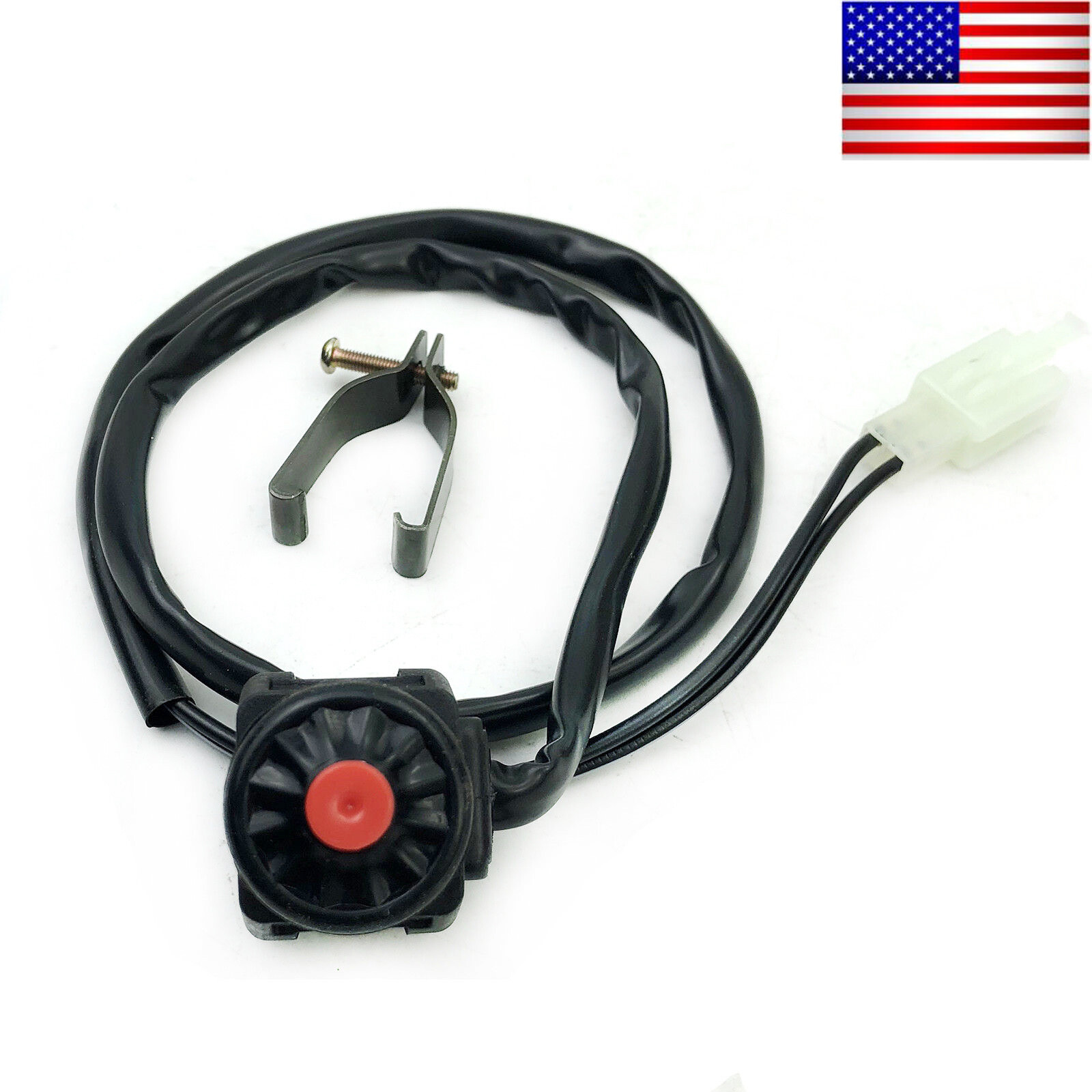 Motorcycle Kill Switch Red Push Button Horn Starter Dirt Bike KTM ATV Dual Sport