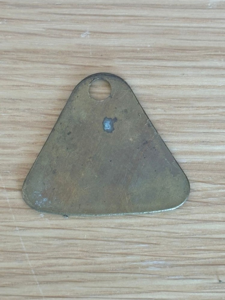 Grassmoor Trainning Centre BRASS PIT CHECK TOKEN Mining Membrobilia