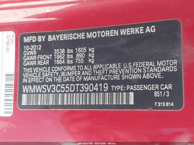 Used A/C Selector Switch fits: 2013 Mini COOPER w/AC w/o automatic temperature c