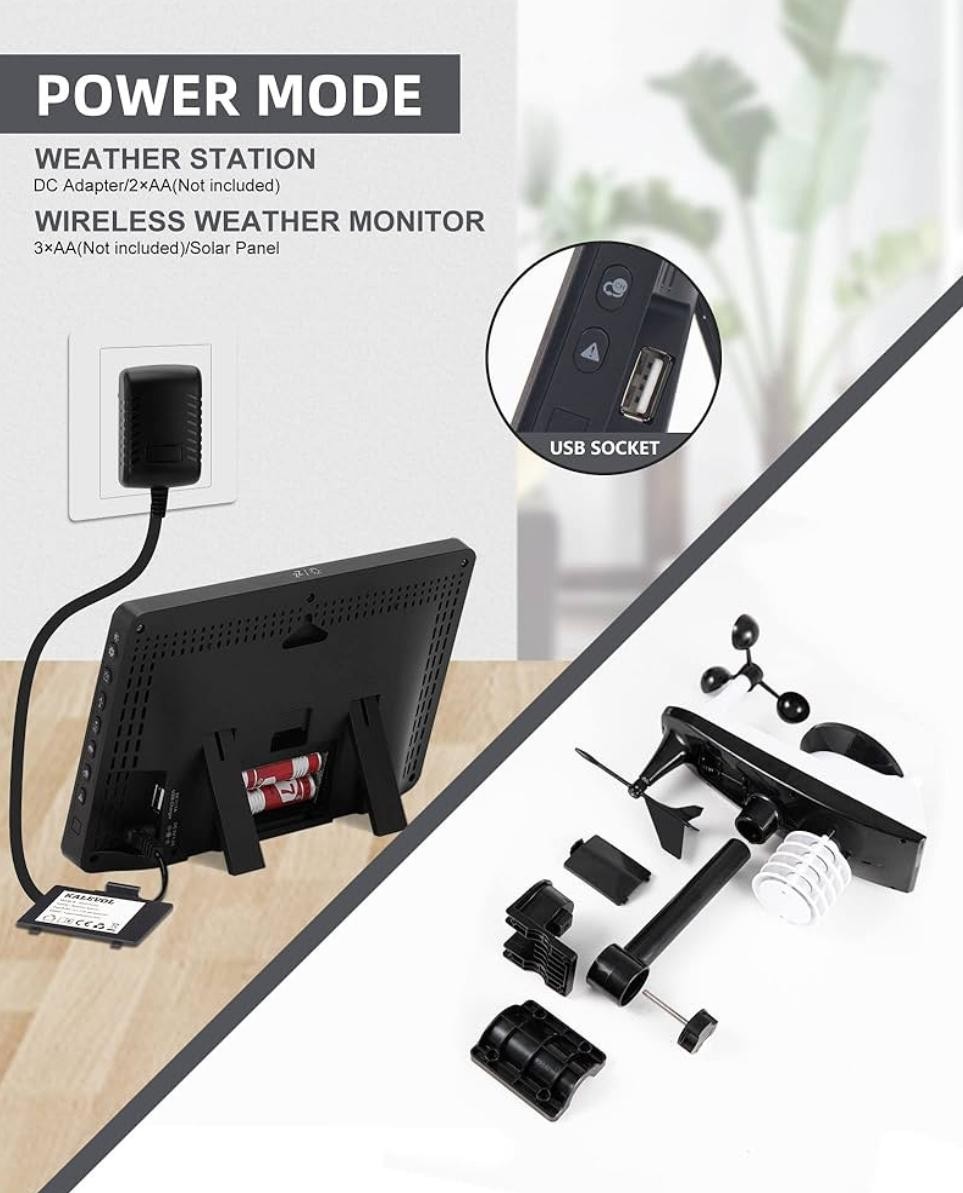 Kalevol EM3390A Professional Weather Station