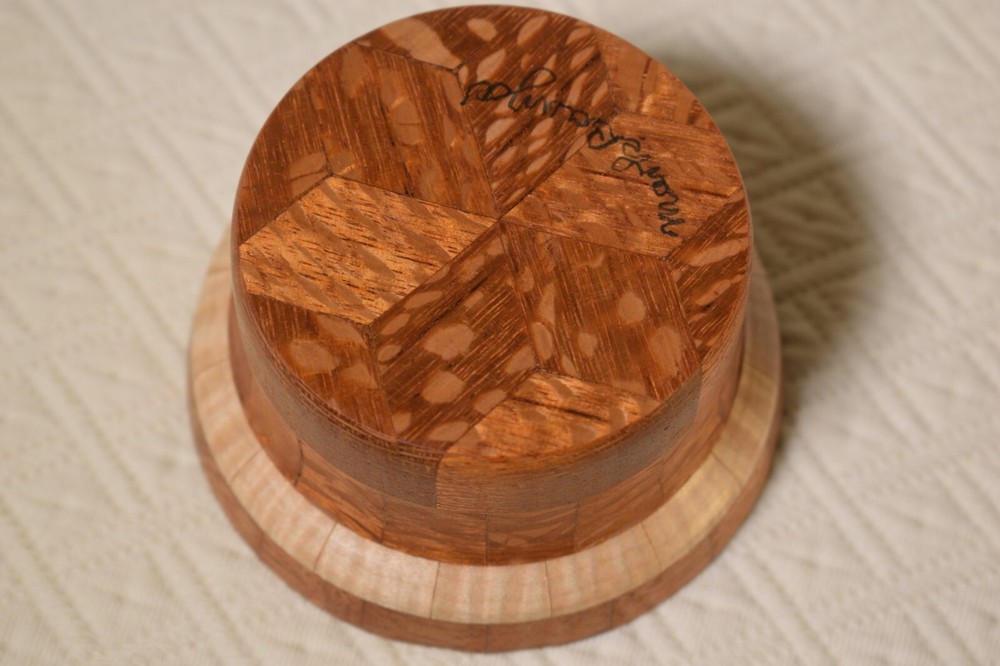 Salt Cellar -- Hand made Lacewood