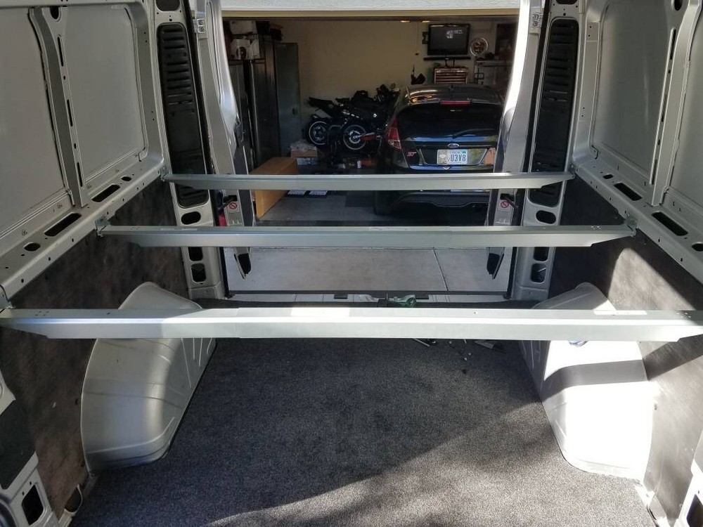 3x Beam Camper Van Full Bed Central Support Adjustable 55" to 79" Sleeper