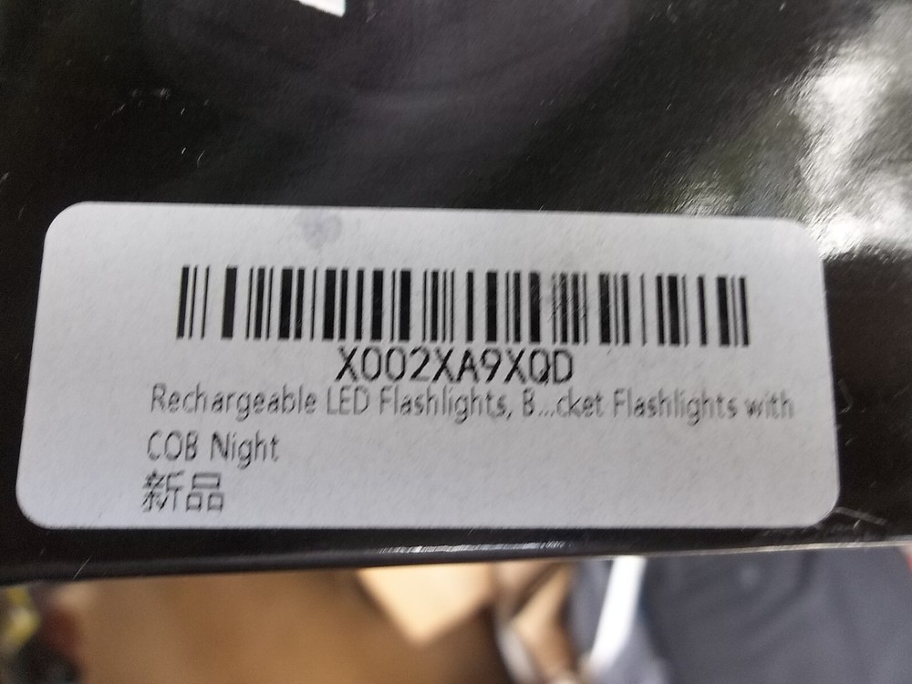 Rechargeable Gymwebeek Flashlights LED Tactical Flashlight COB Side Light