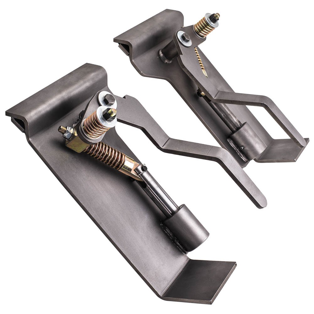 1 Pair Universal Weld-On Skid Steer Quick Attach Conversion Adapter Quick Tach