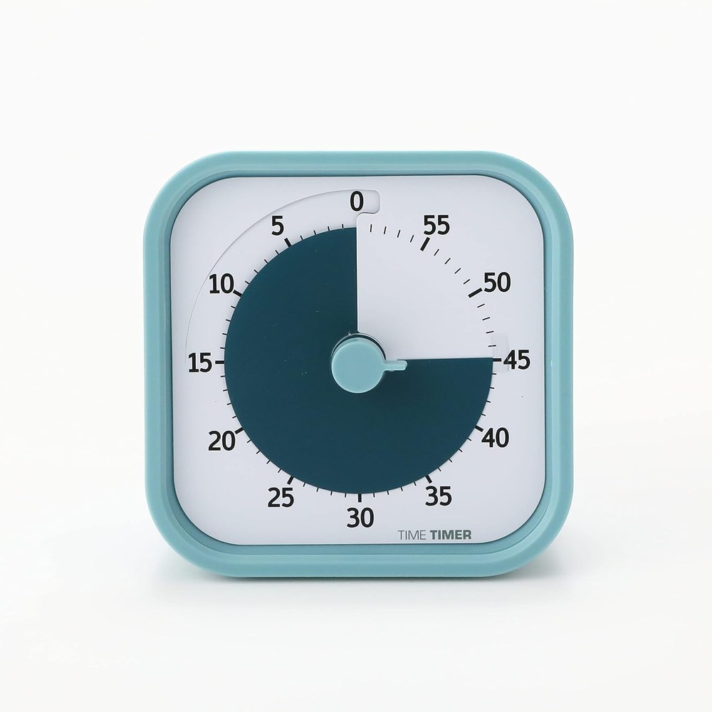 TIME TIMER Home MOD - 60 Minute Kids Visual Timer Edition Lake Day Blue
