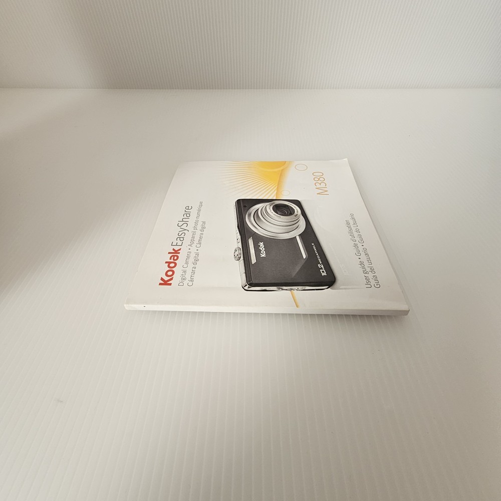 Kodak EasyShare M380 Digital Camera User Guide Instruction Manual
