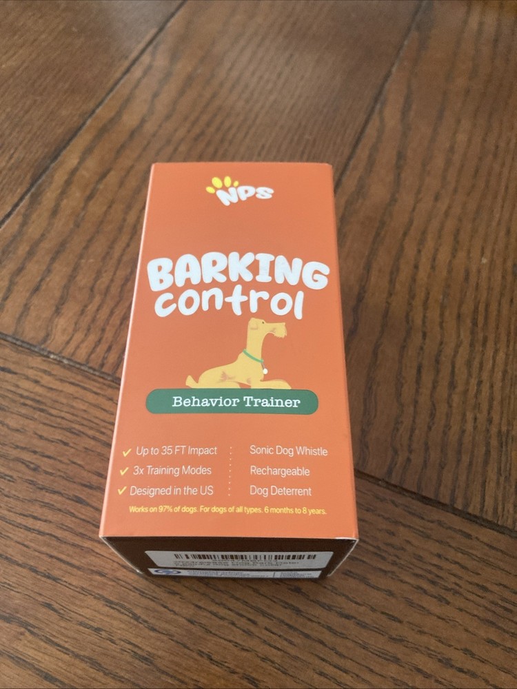 NPS Alpha Dog Behavior Trainer Barking Control Device USB Cordless-Open Box