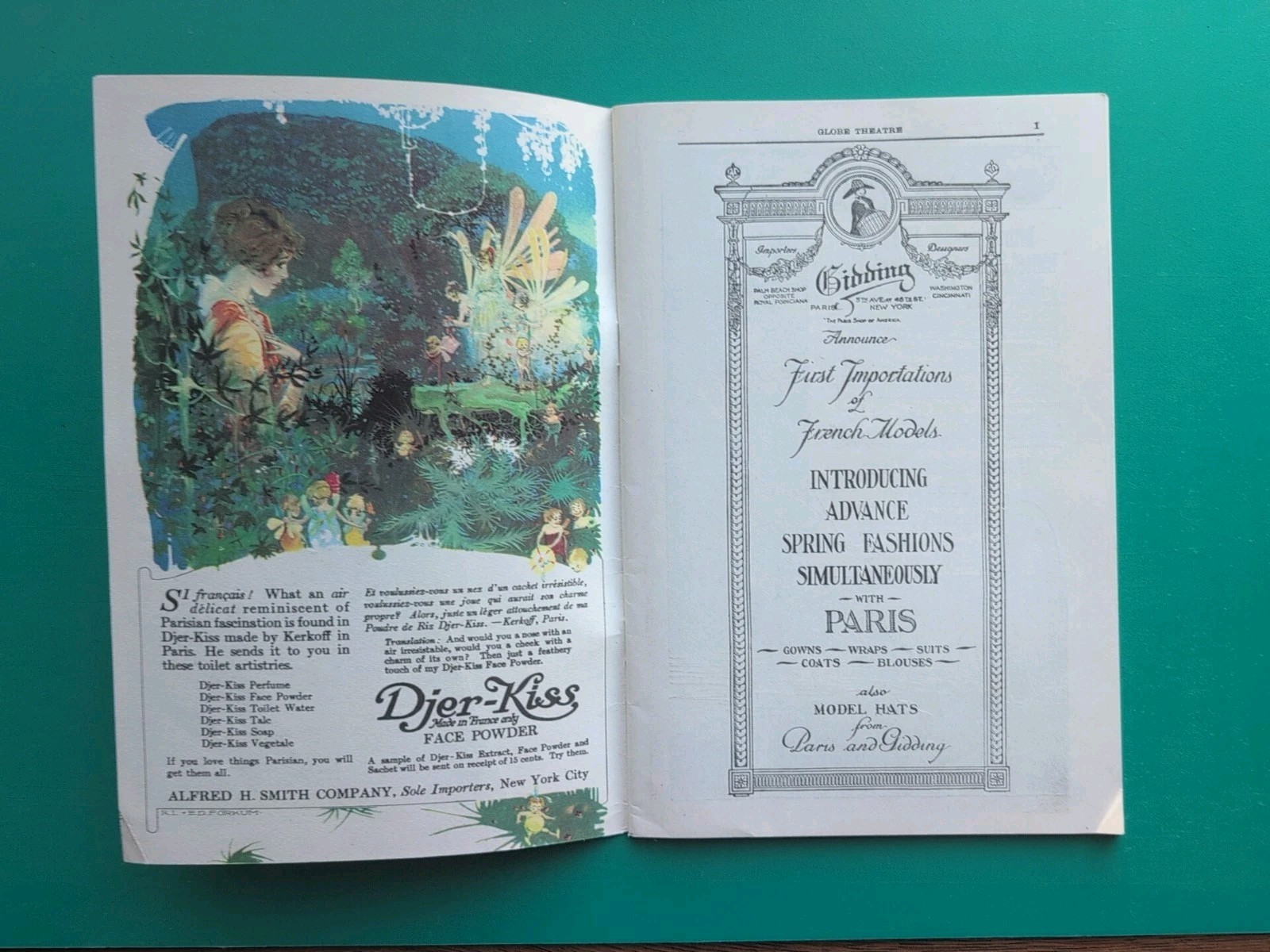 1918 Jack O'Lantern Playbill Program Fred Stone Globe Theatre Broadway New York