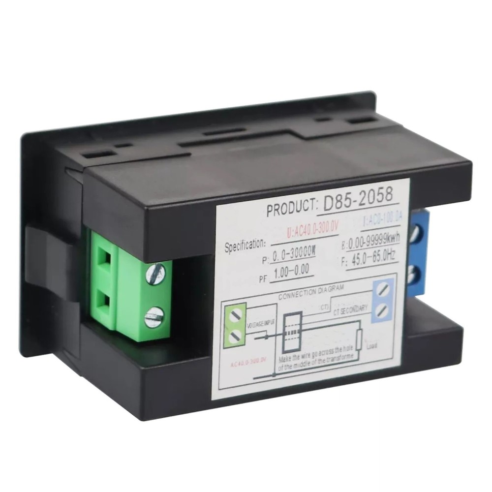 1PCS Digital LCD AC Panel Meter Assembly Kit Support AC 0-99.99A AC current